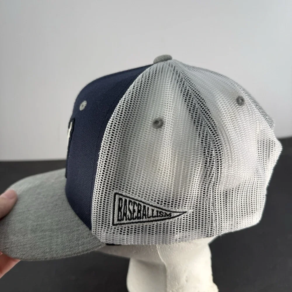 Baseball SM Snapback Mens Mesh Baseball Cap Adjustable USA Blue Red White Gray